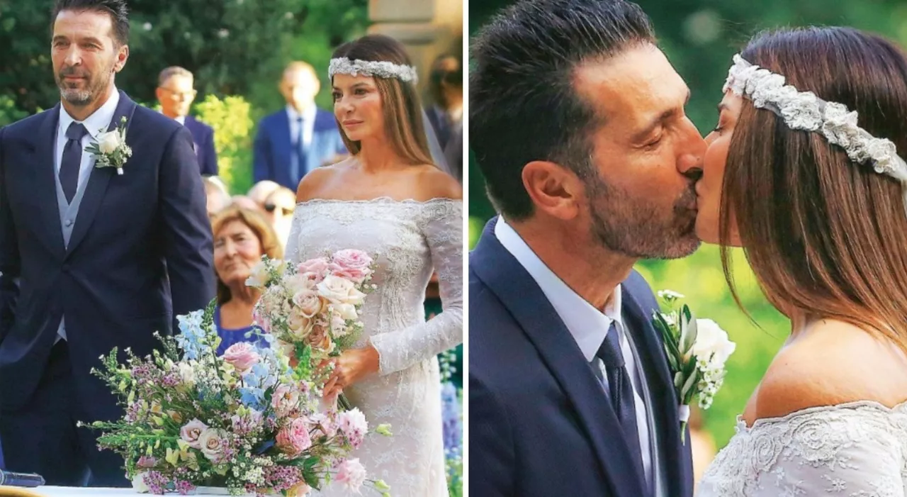 Gianluigi Buffon e Ilaria D’Amico sposi, le promesse di matrimonio: «Grazie a te conosco il vero amore, non pe