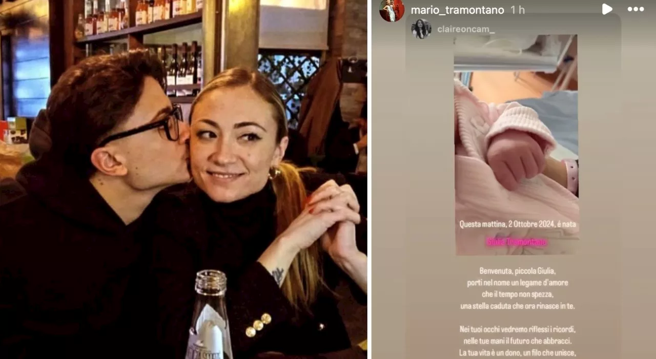 Giulia Tramontano, il fratello Mario diventa papà e chiama la figlia come la sorella uccisa da Impagnatiello: