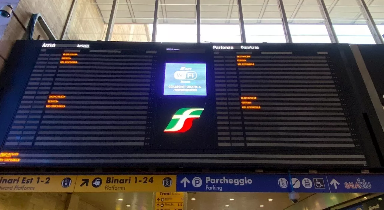 Treni, guasto alla linea: stop circolazione tra Roma Termini e Tiburtina. Ritardi e cancellazioni, le tratte c