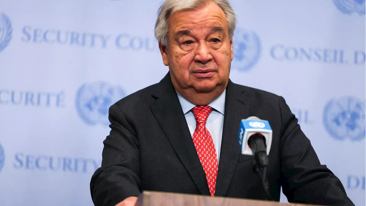 Des appels israéliens à la démission d'Antonio Guterres