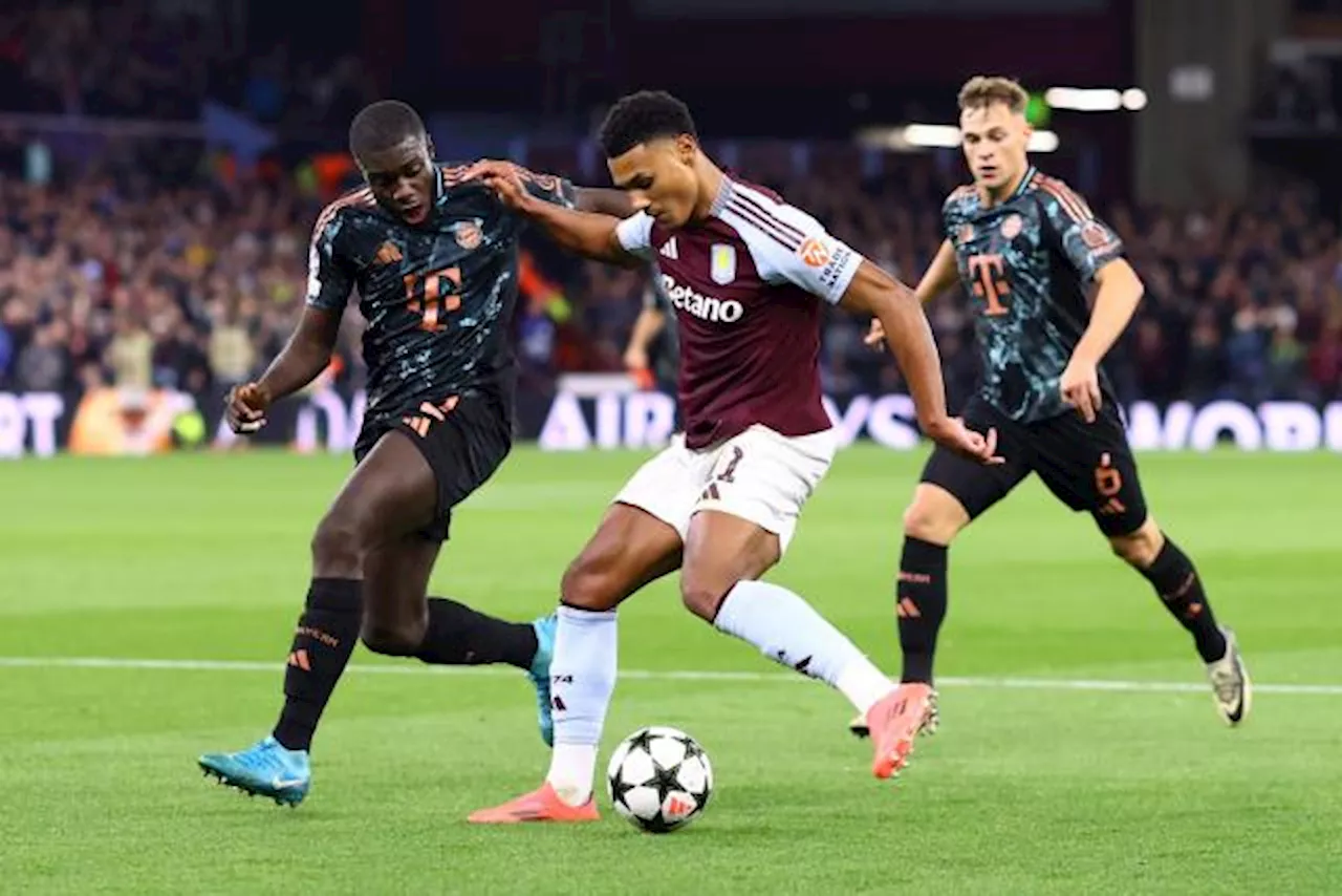 Aston Villa crée la sensation en battant le Bayern Munich en Ligue des champions