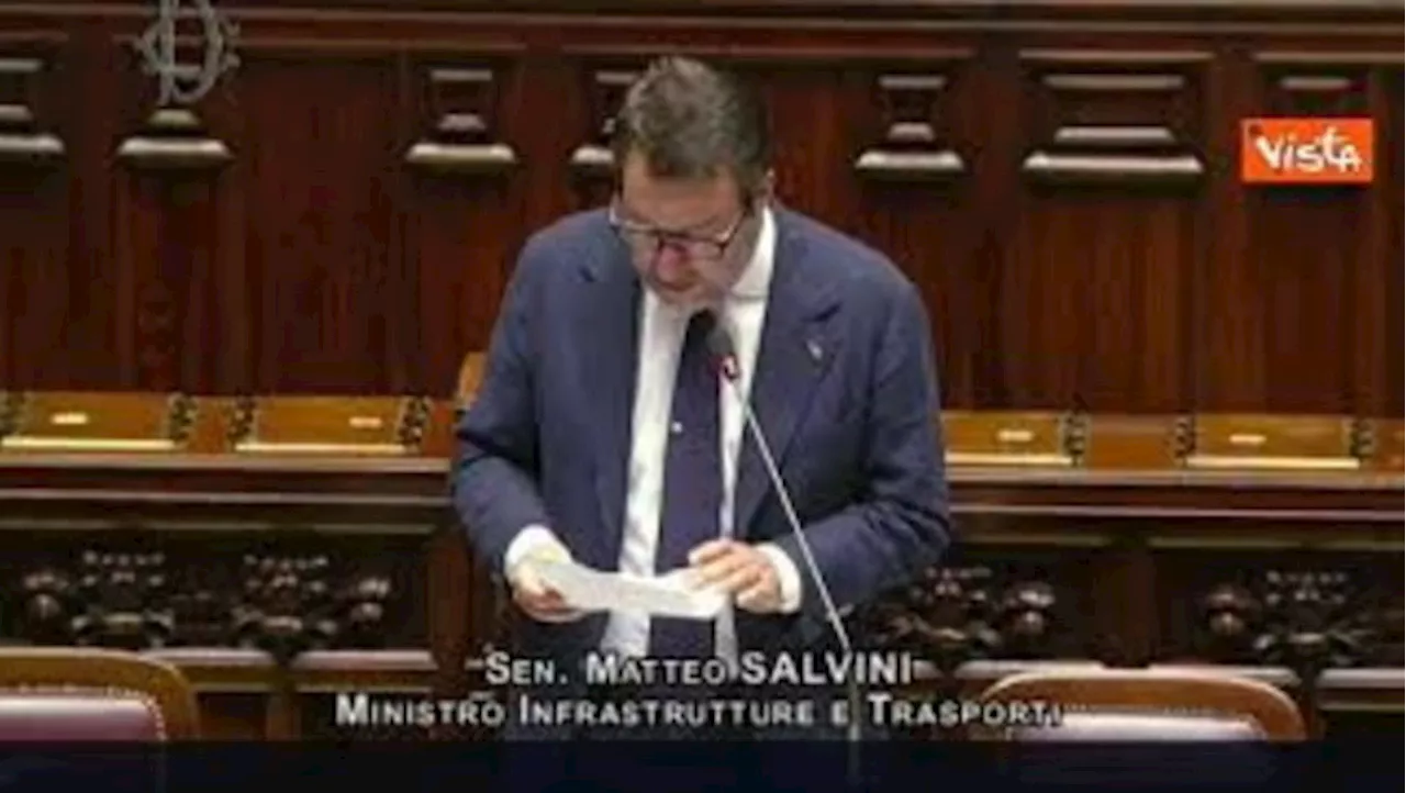 Codice Appalti, Salvini: &#034;Al lavoro su circolari correttive per favorire universalità&#034;