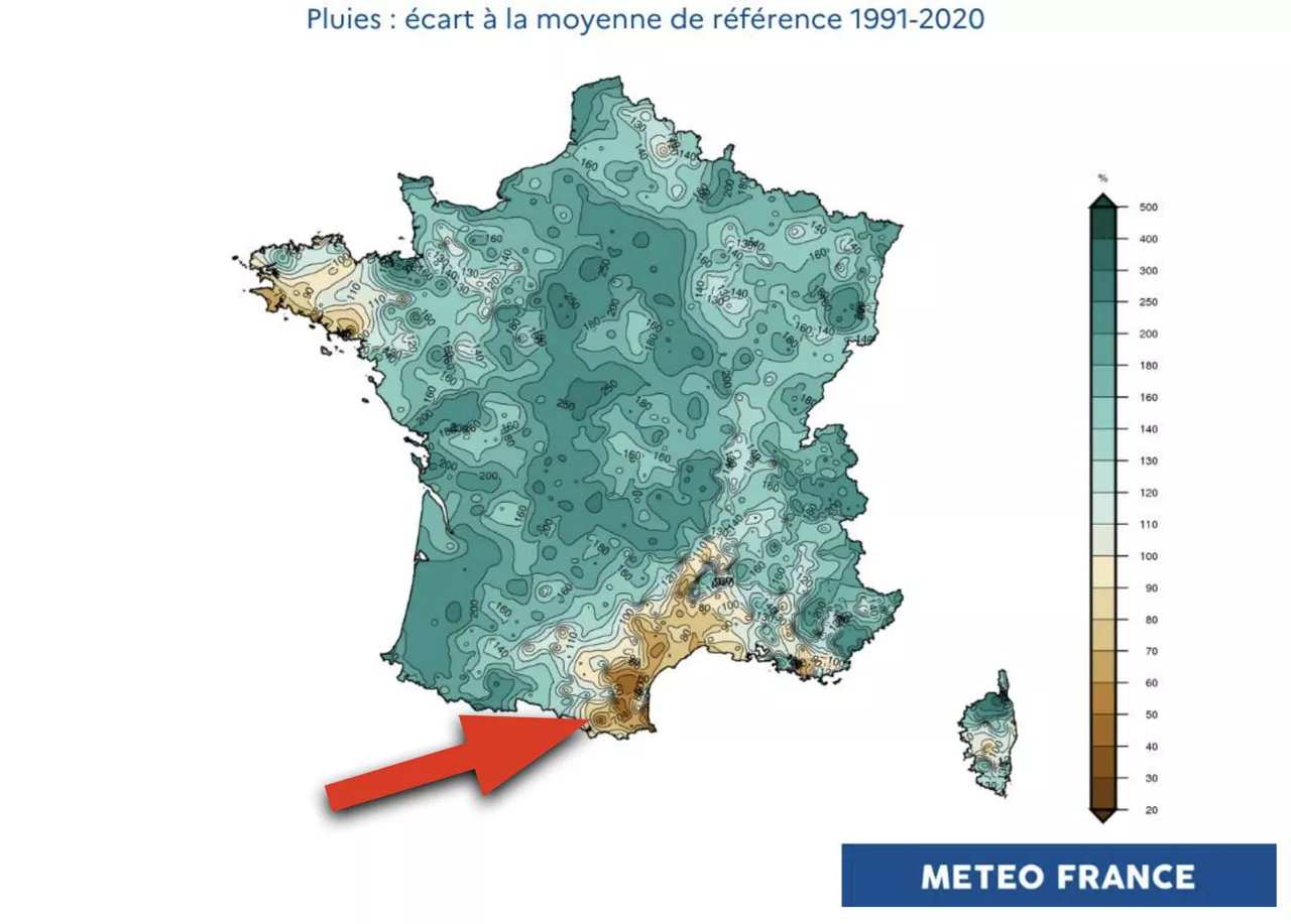 Sécheresse dans les Pyrénées-Orientales : cette nouvelle carte à peine croyable de Météo France