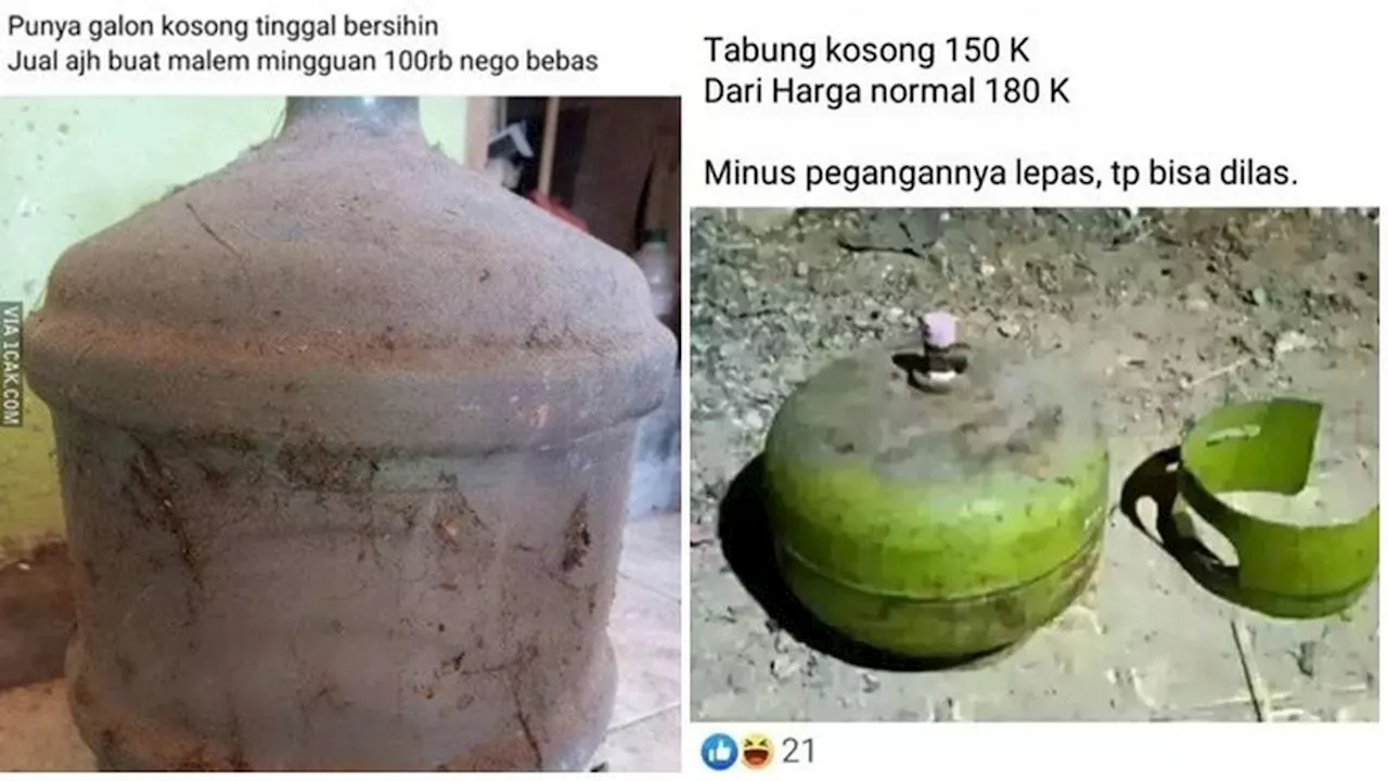 6 Harga Barang Rusak yang Dijual di Facebook Ini Tak Sesuai, Bikin Tepuk Jidat