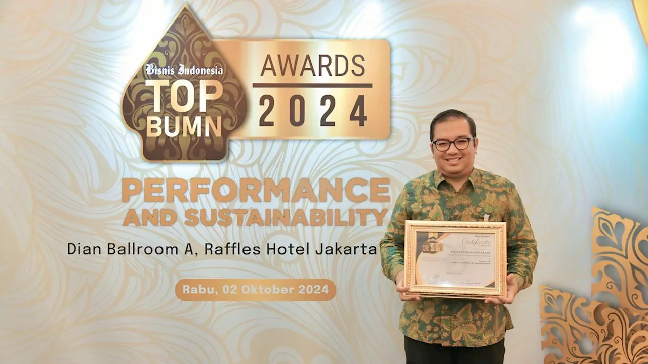 Kinerja Semakin Kinclong, Pegadaian Borong 2 Penghargaan Bisnis Indonesia TOP BUMN Awards 2024