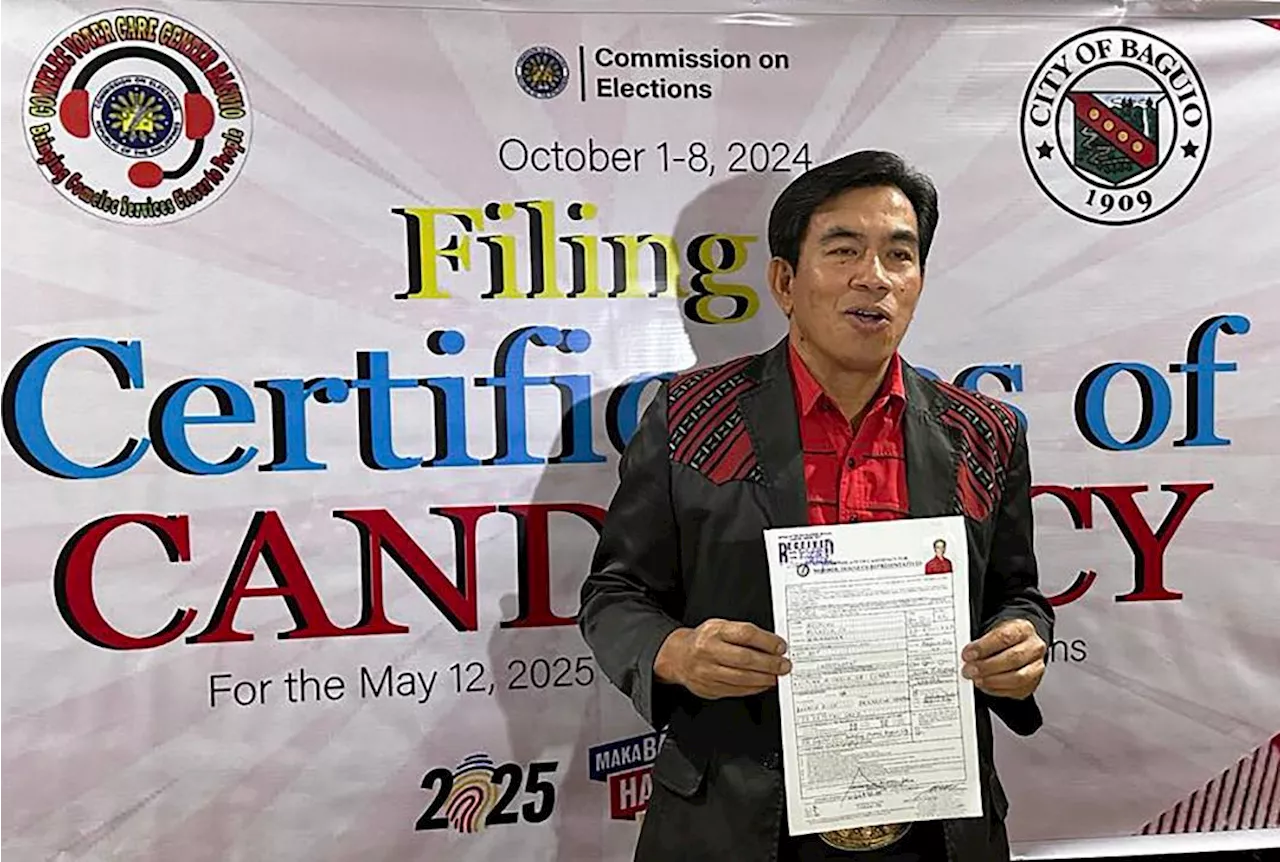 Ex-solon, 3 others so far file COCs in Baguio