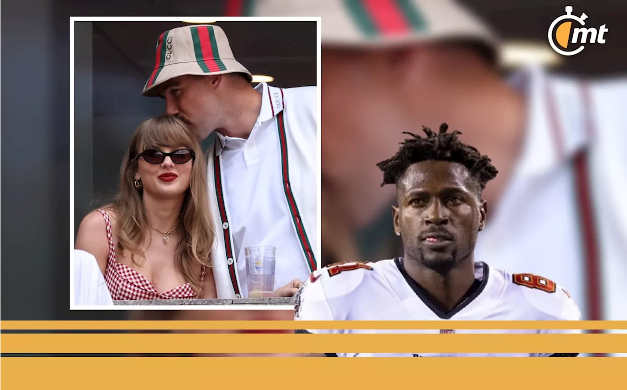 Antonio Brown es FUNADO en redes tras soltar misógino comentario hacia Taylor Swift y Travis Kelce; esto dijo