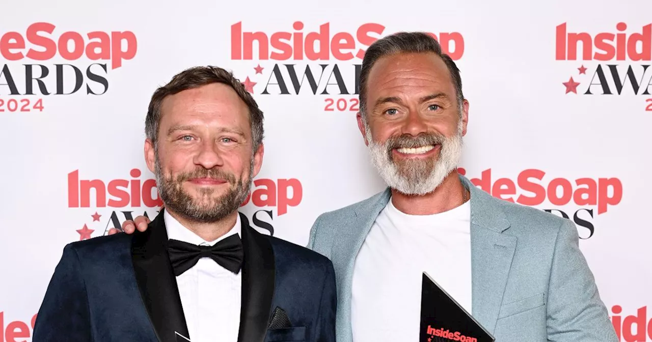 Coronation Street stars Daniel Brocklebank and Peter Ash win Best Partnership at Inside Soap Awards