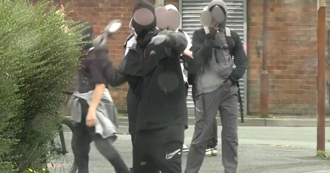 Teenage yobs who took part in 'utterly deplorable' disorder attacked officers