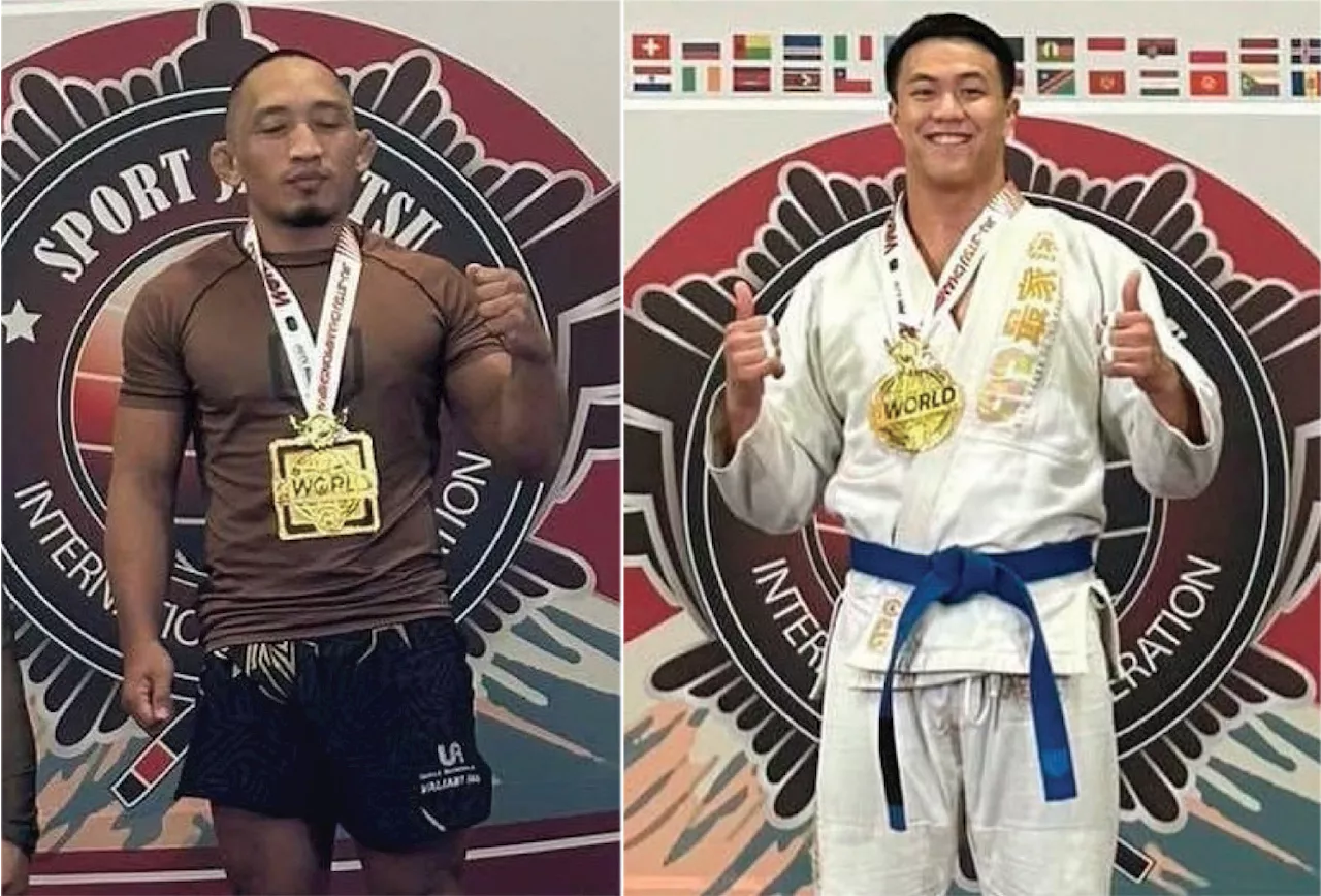 2 Filipino sambo athletes bag golds in world jiu-jitsu tourney