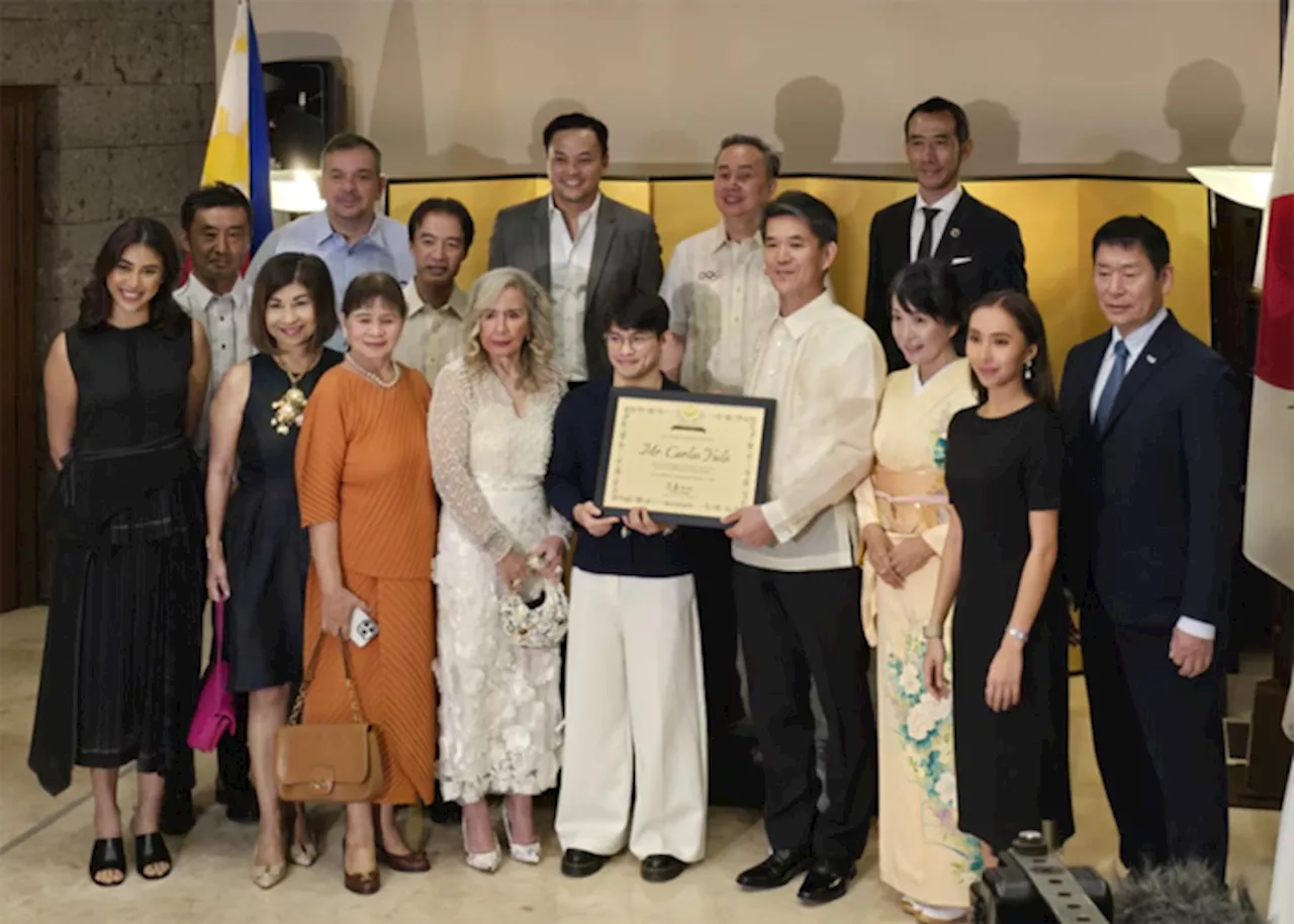 Japan Embassy honors PH Olympic hero Yulo