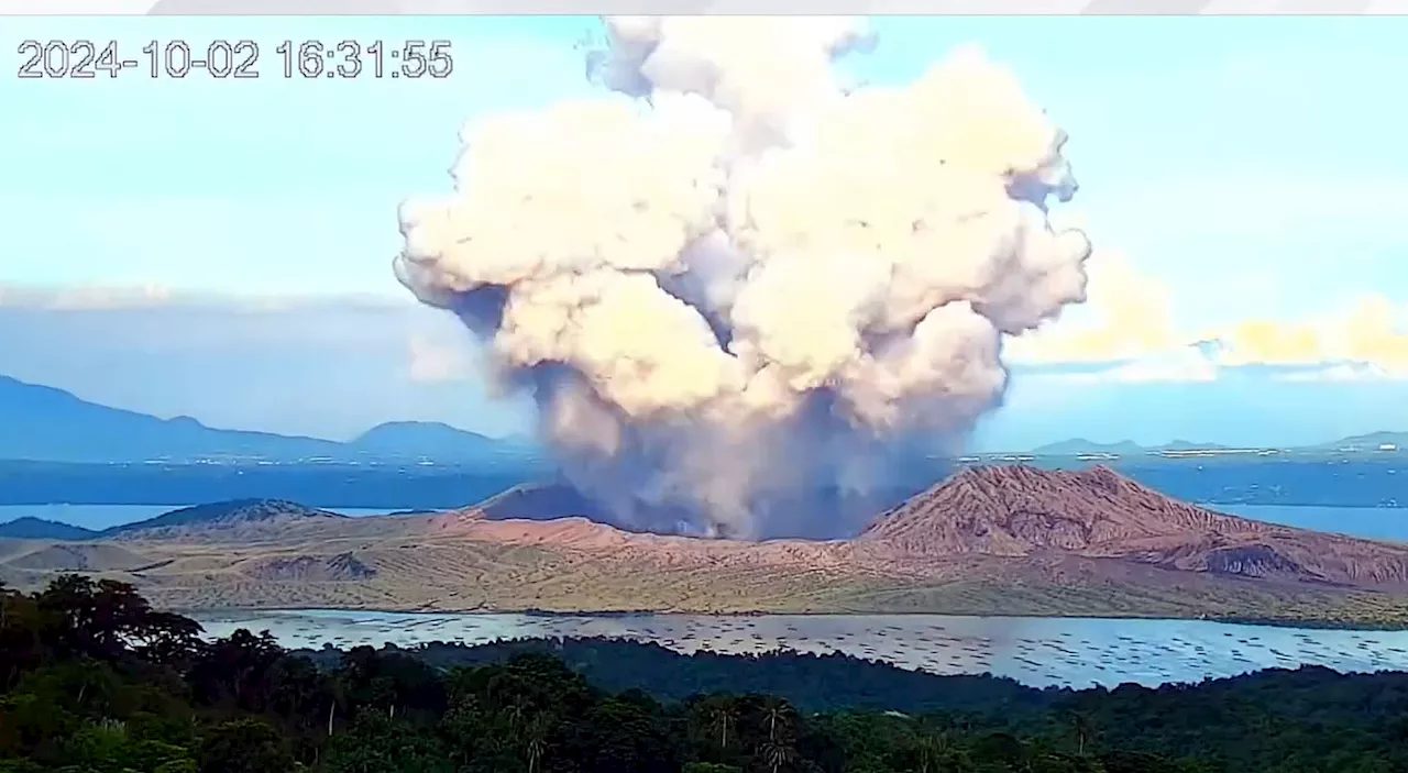 Taal erupts but Phivolcs urges calm