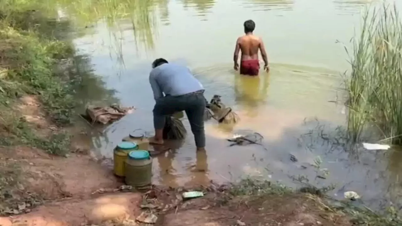 कहीं जमीन में गाड़ा तो किसी ने तालाब के पानी में छुपाया, ड्राई डे पर बिलासपुर में पुलिस ने जब्त की बड़ी मात्रा में अवैध शराब