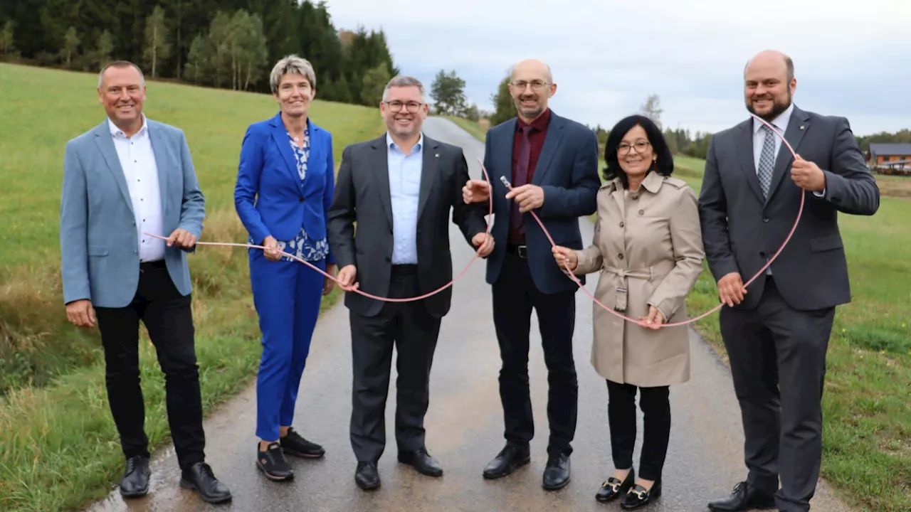 Glasfaser-Fest in Göllitz: Internetanschluss für die abgelegene Siedlung