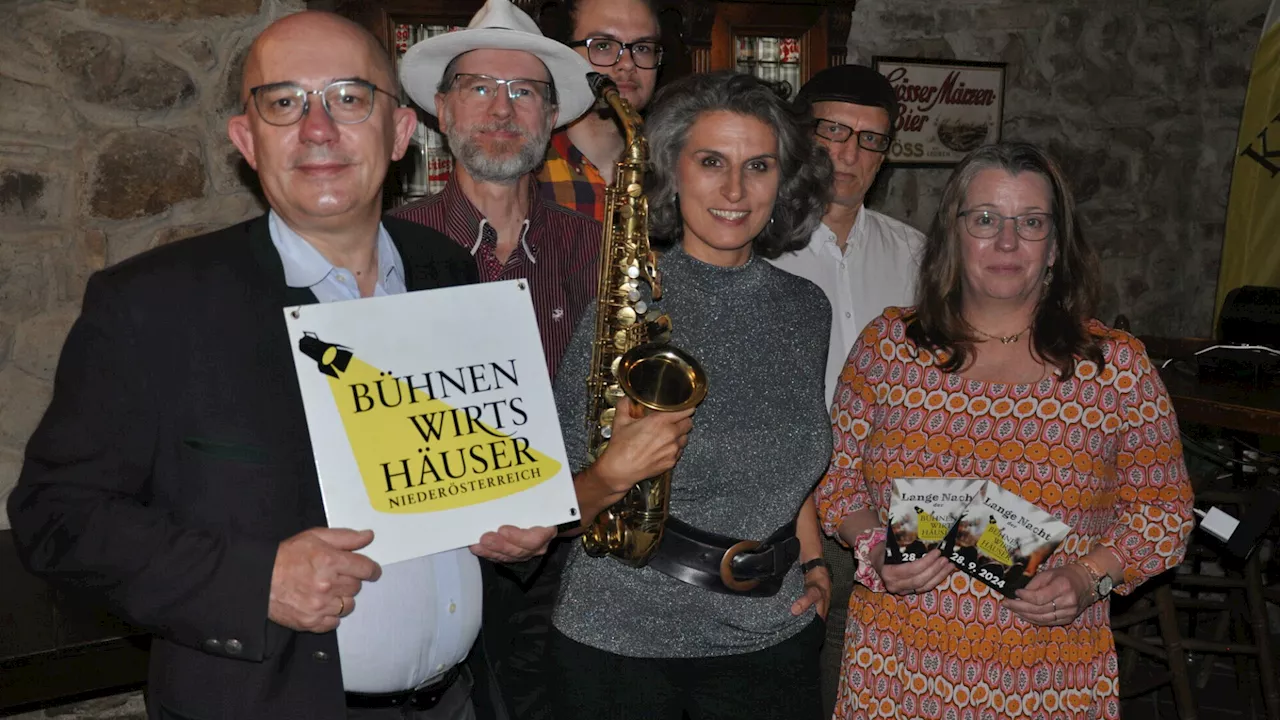 Gwölb rockt die „Lange Nacht der Bühnenwirtshäuser“ mit „Saxophone Affairs“