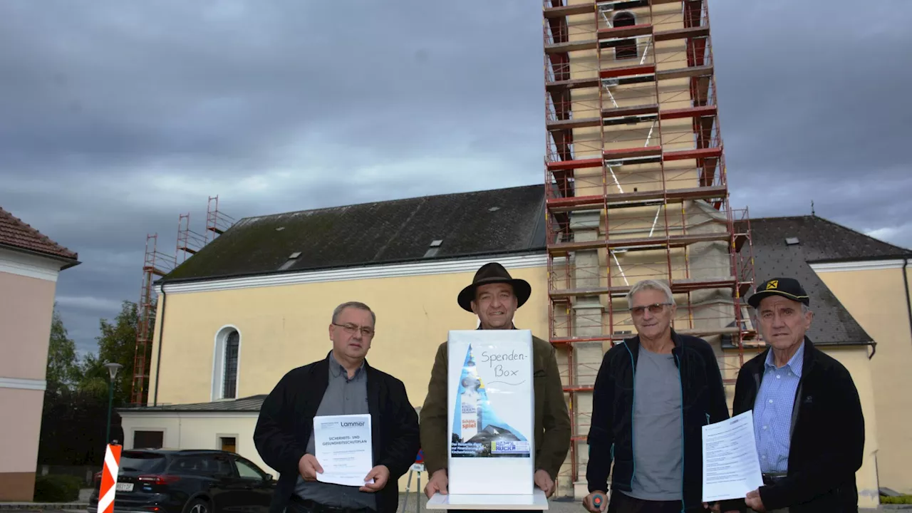 Renovierung der Oberndorfer Kirchenfassade beginnt