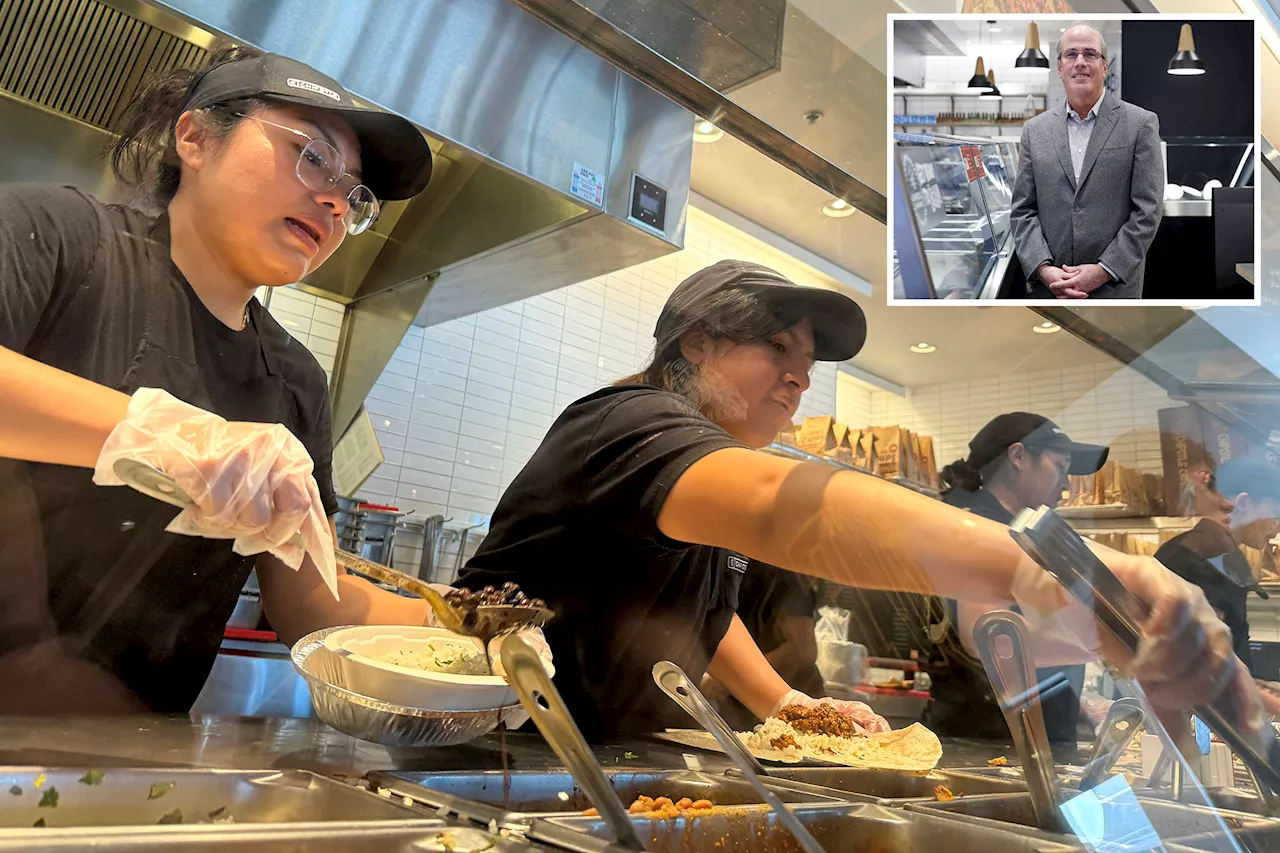 Chipotle exec blames sales slump in Calif. on inflation -- not state's $20 minimum wage