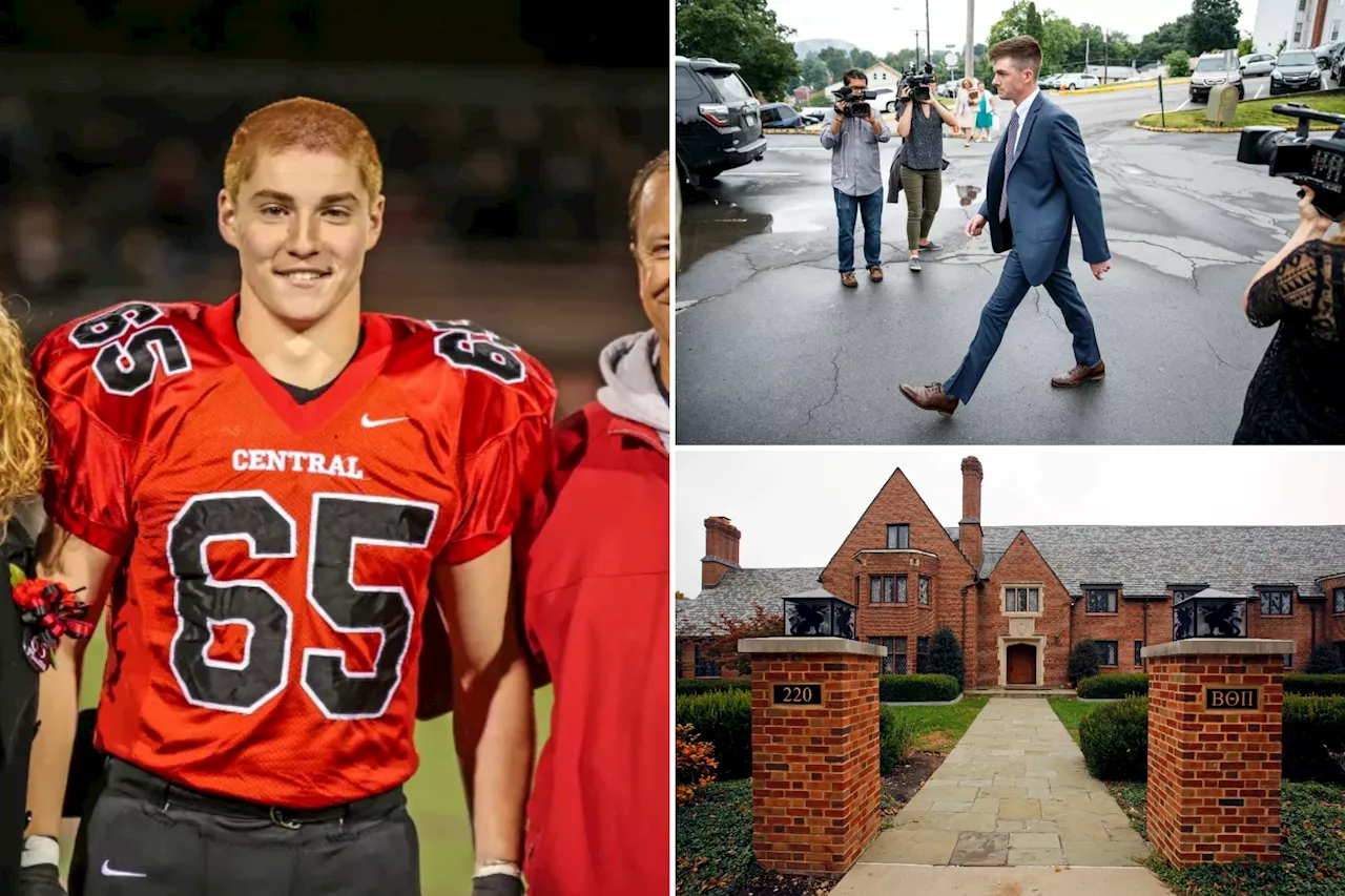 Ex-Penn State frat leaders sentenced for their roles in hazing death of student Timothy Piazza