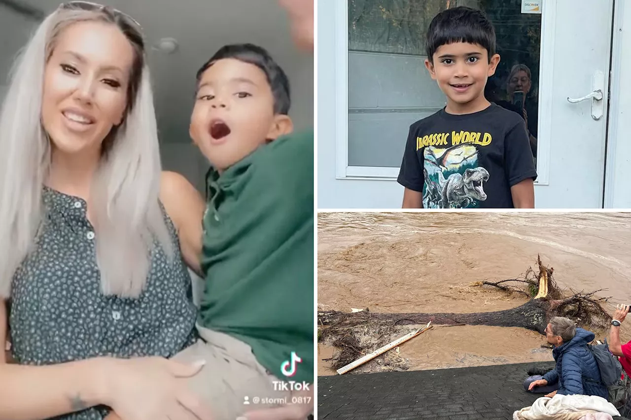 NC mom recalls heartbreaking final moments with son, 7, before he was swept away by Helene floods: ‘He became my hero’