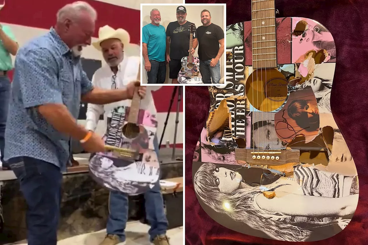 Trump supporter who paid $4K to smash Taylor Swift guitar says it was 'just a joke' now raising more for charity