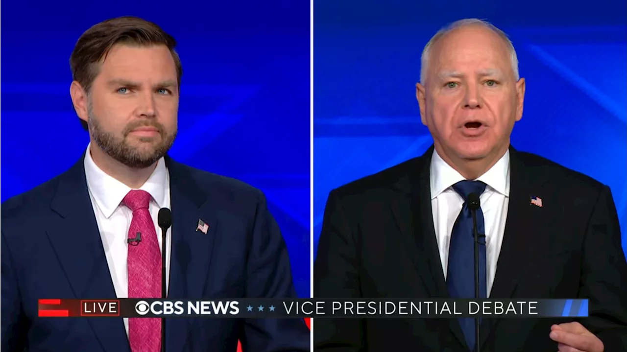 Vance, Walz VP debate live updates: JD Vance blames Biden- Harris border policies for overdose epidemic in fiery exchange — 'Kamala Harris let fentanyl into our communities'