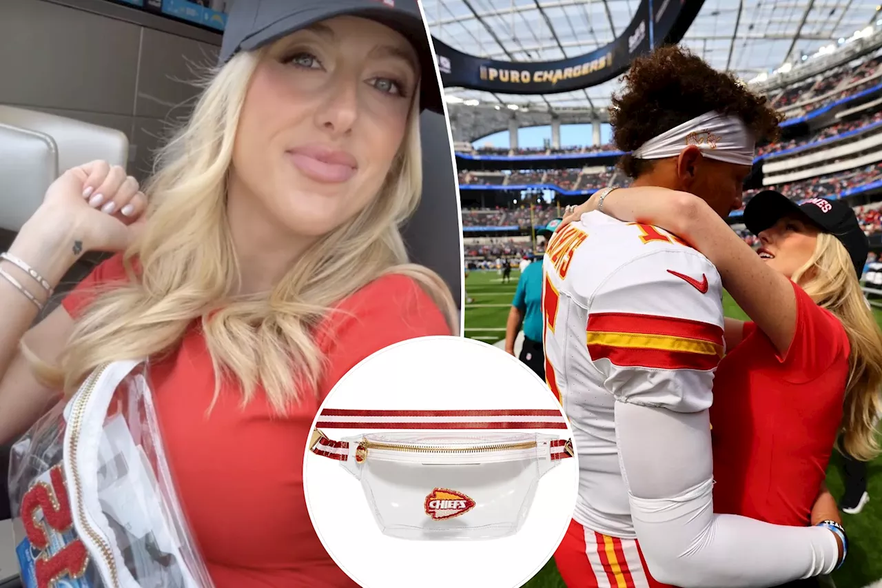 Brittany Mahomes supports husband Patrick and the Chiefs with $155 personalized fanny pack