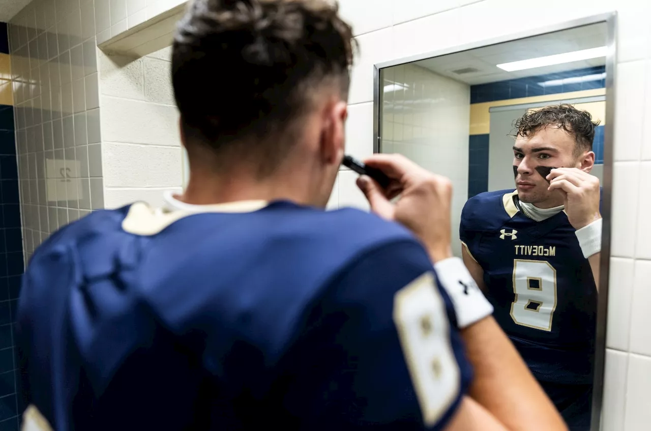 Behind the scenes of Bishop McDevitt QB Stone Saunders’ record-breaking night