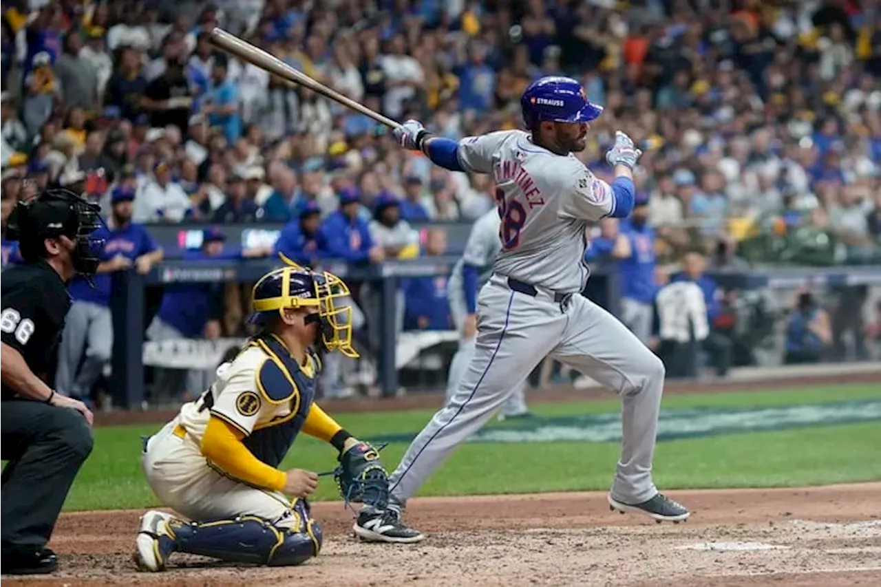 Mets continue wild ride with 8-4 win over Brewers in NL wild-card playoff opener