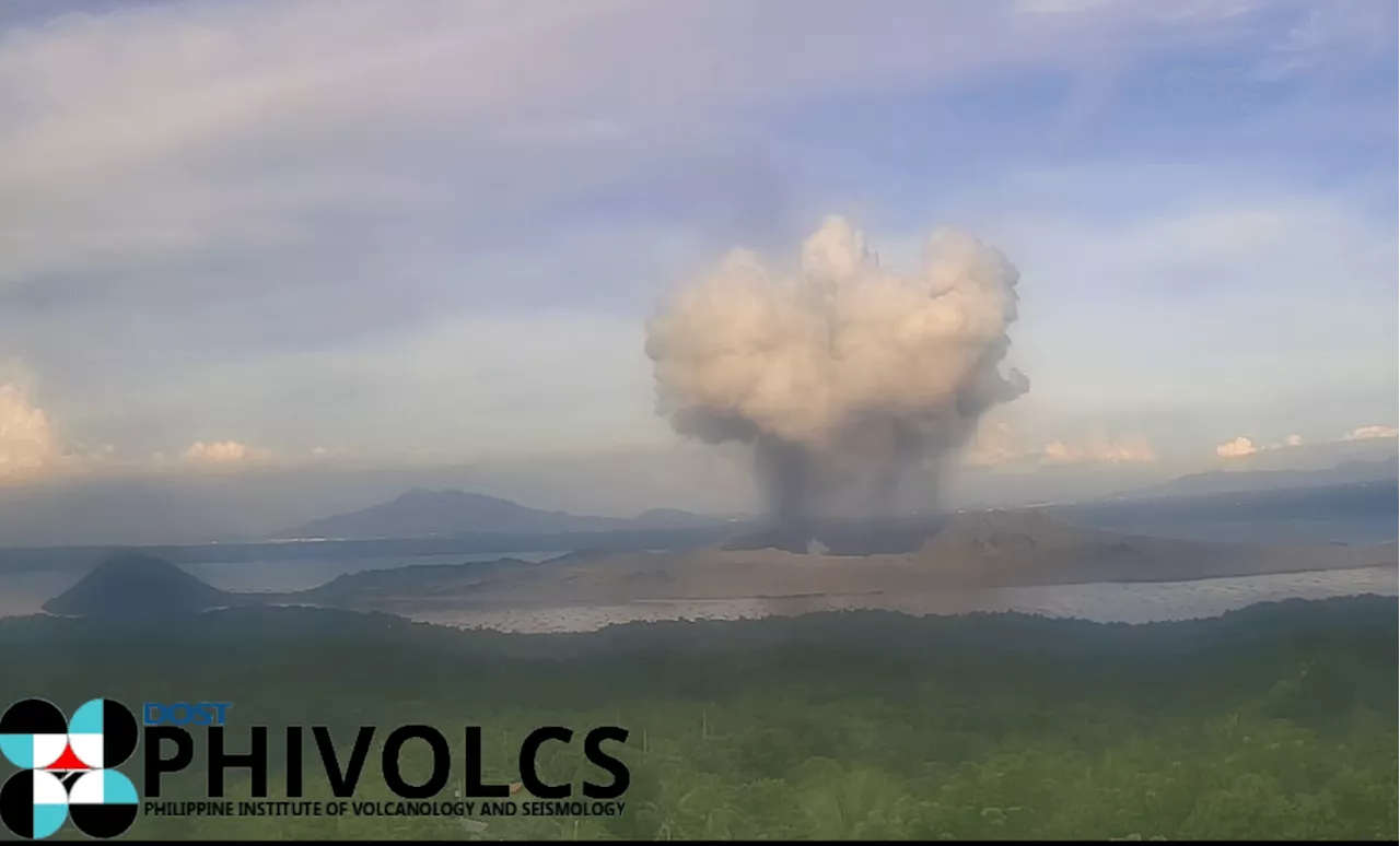 ‘Minor’ Taal Volcano phreatomagmatic eruption occurs; Alert Level 1 stays