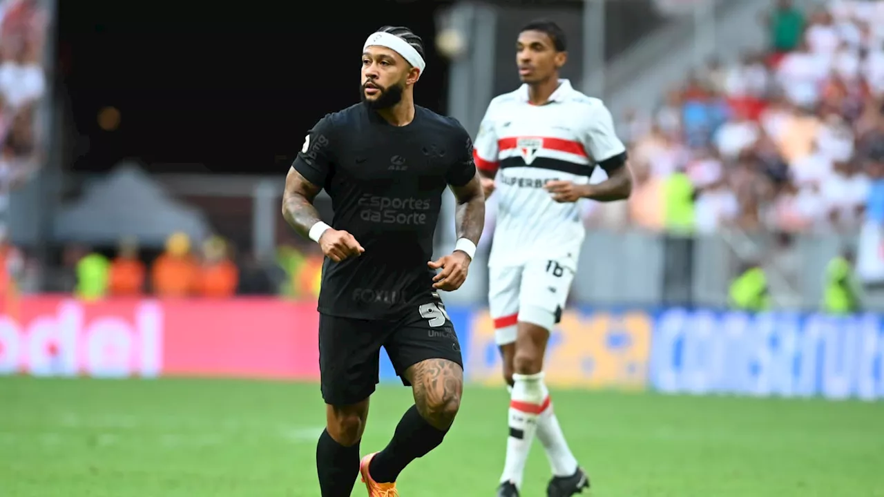 Brésil: Memphis Depay sous le feu des critiques et des moqueries après ses débuts avec Corinthians