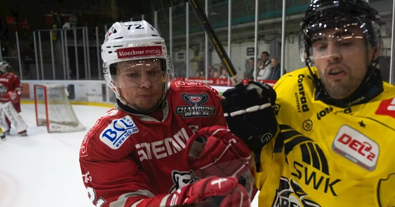 Pinguine verlieren knapp gegen DEL2-Meister Eisbären Regensburg