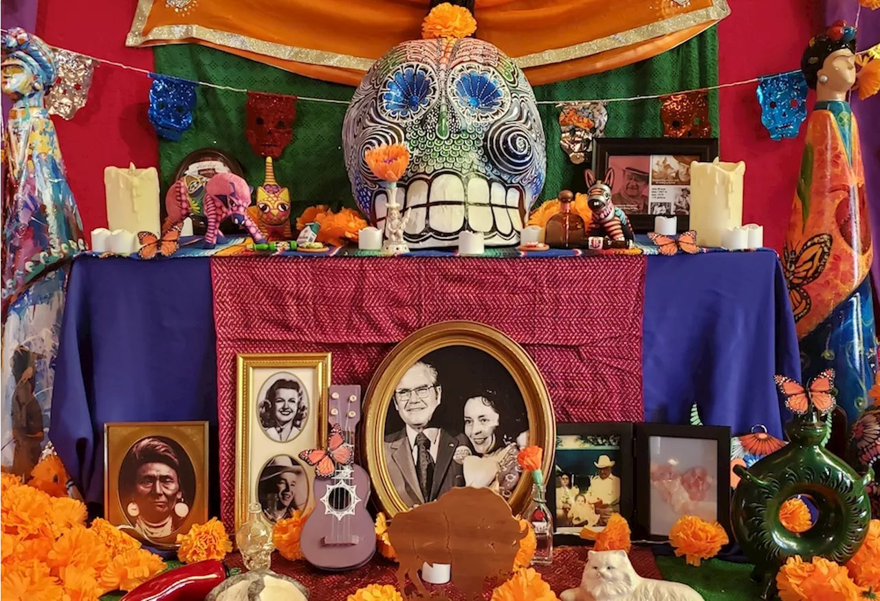 San Antonio's Briscoe Museum setting up community Día de los Muertos altar