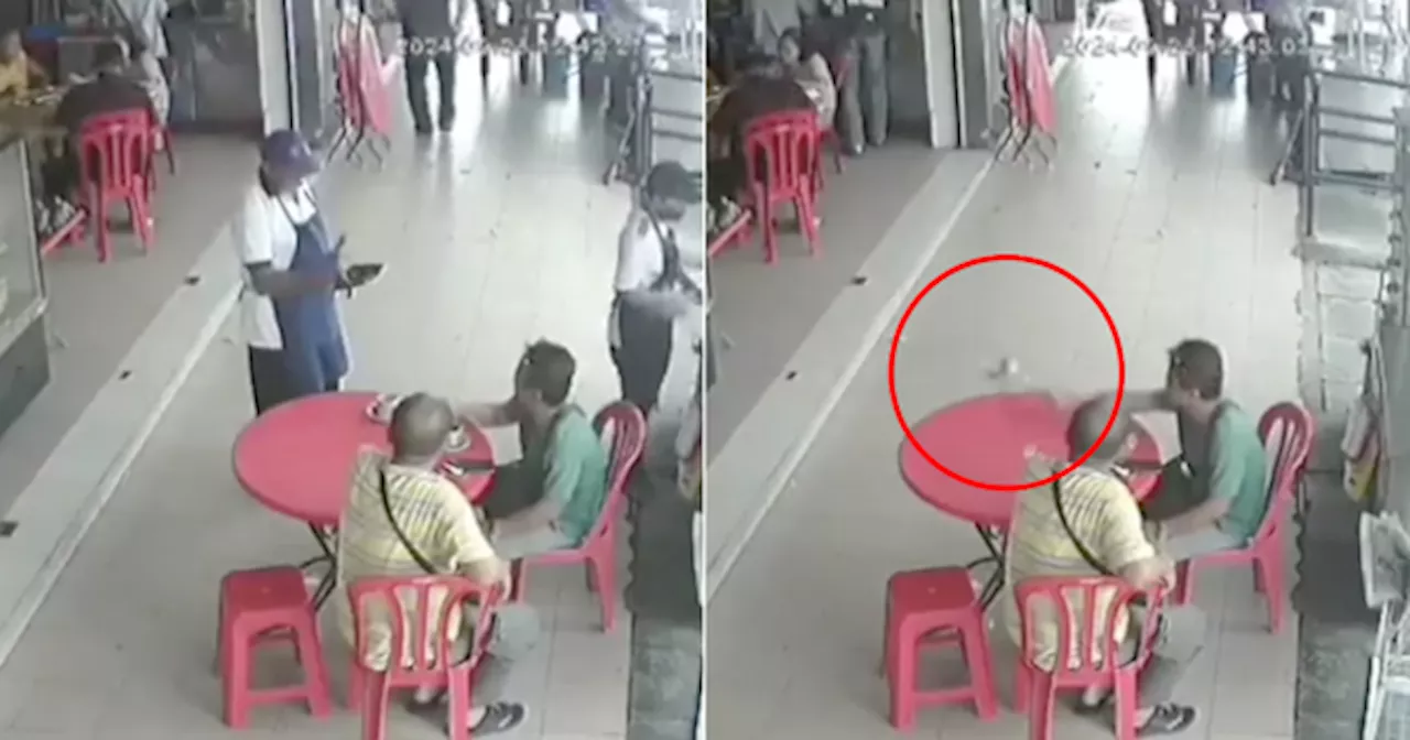 [VIDEO] Customer Smashes Coffee Cup In Anger After Exchanging Words With A Kopitiam Staff