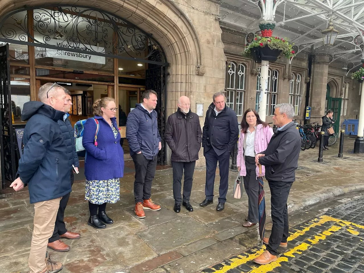 Shrewsbury MP meets rail bosses and pushes for improvements to Shropshire's train services