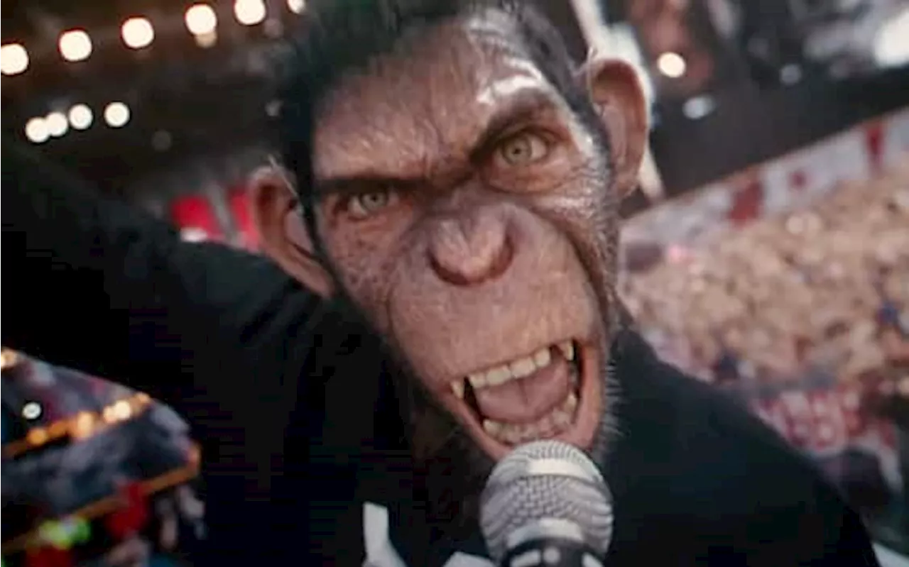 Better Man, il teaser del biopic su Robbie Williams in cui lui è una scimmia