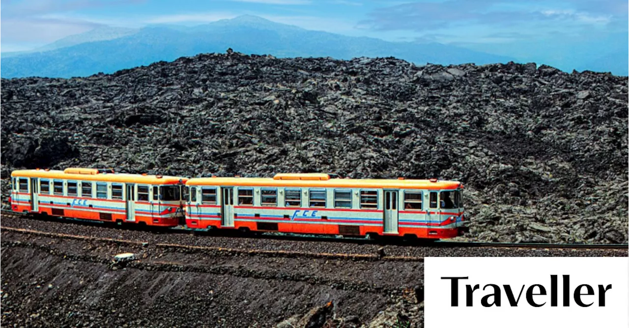 The $13 rocky train journey around Europe’s most active volcano