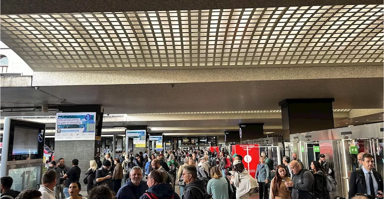 Disservizio ferroviario a Roma: sospesa la circolazione a Termini e Tiburtina