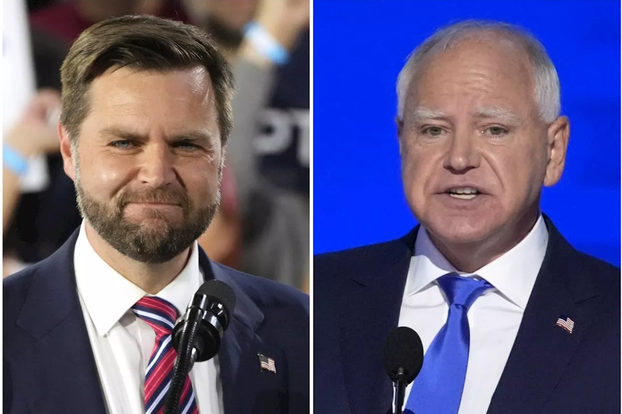 JD Vance and Tim Walz face off during U.S. vice-presidential debate