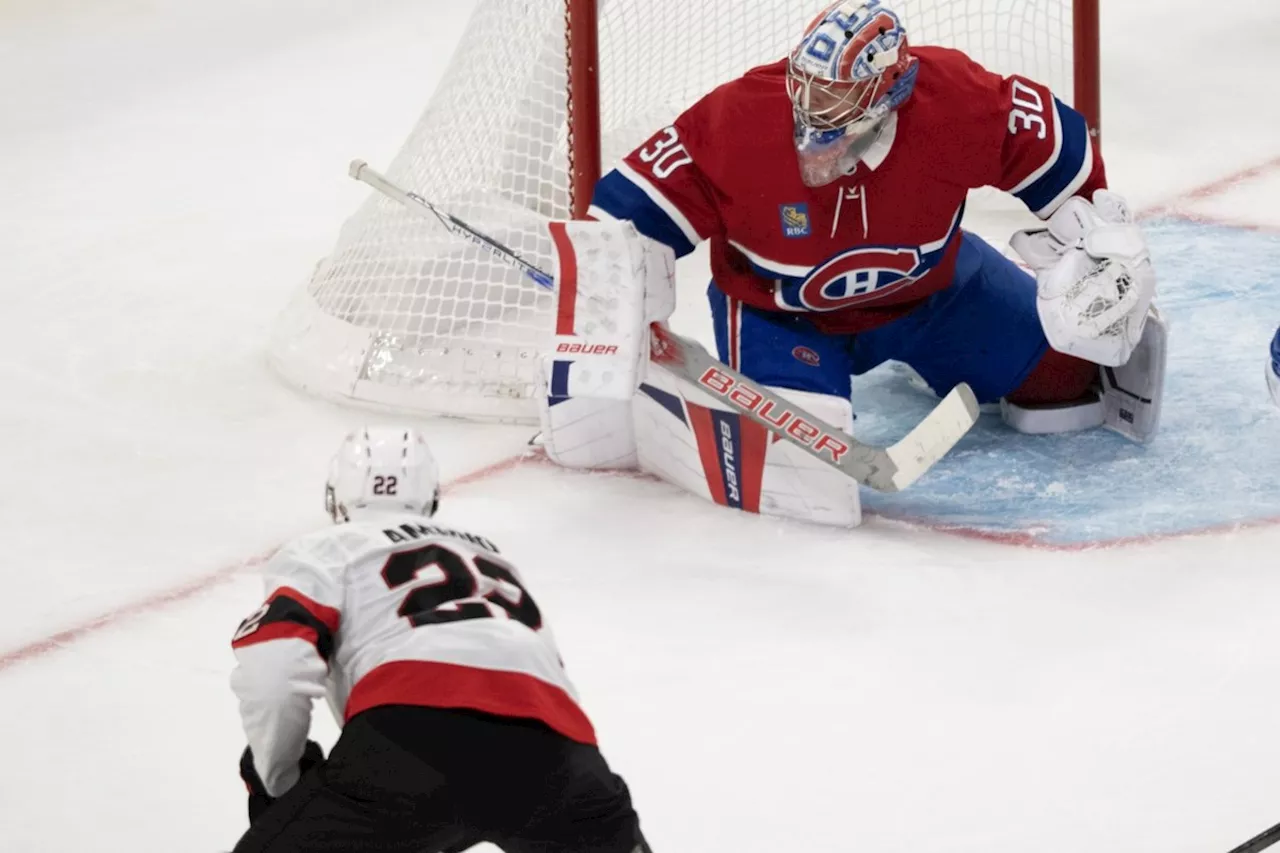 Senators score four power-play goals to edge Canadiens 4-3