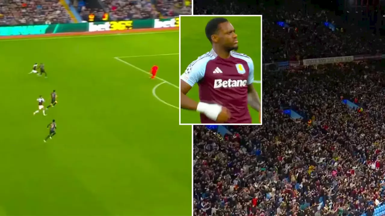 The noise inside Villa Park when Jhon Duran scored against Bayern Munich is genuinely insane