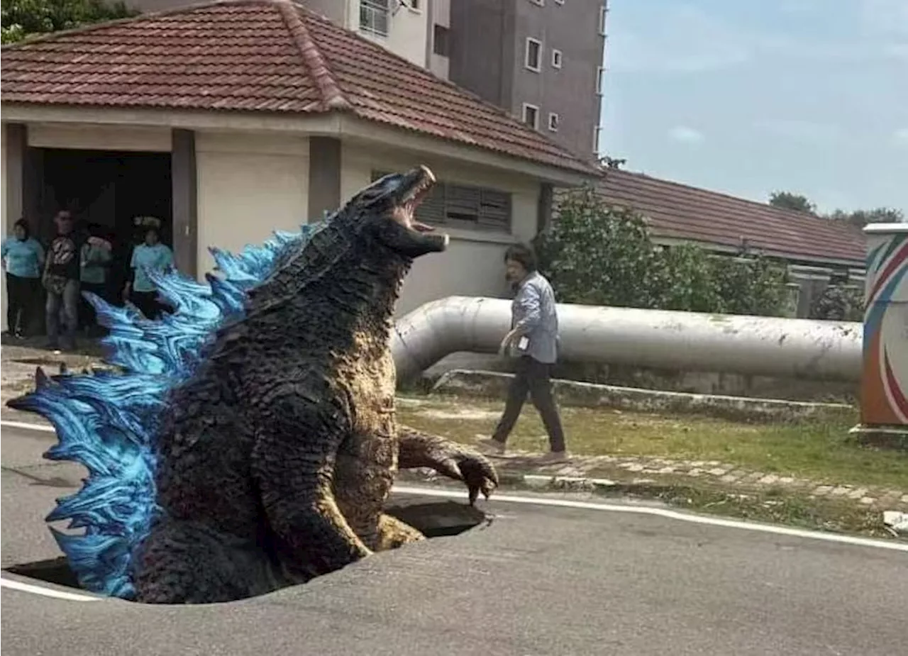 Kaiju memes flood social media as sinkhole appears in Melaka