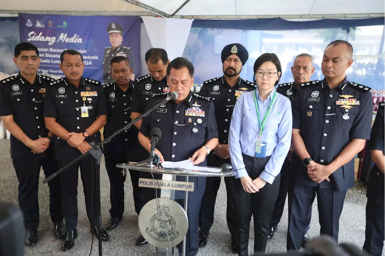 KL cops to destroy RM36mil worth of seized drugs