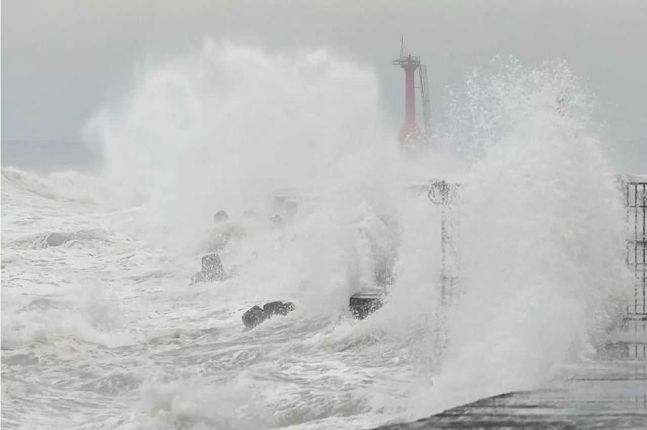 Taiwan shuts down ahead of Typhoon Krathon's arrival, torrential rain forecast