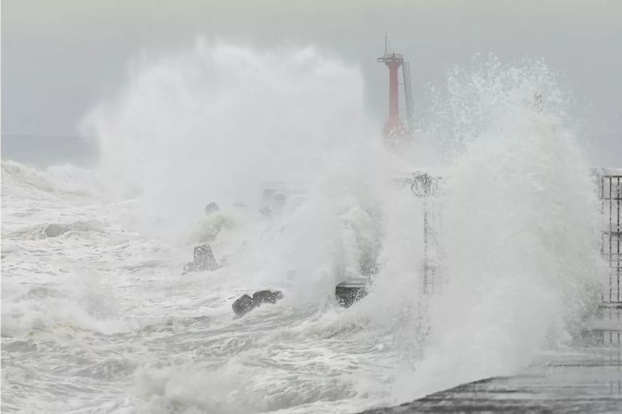 Taiwan shuts down ahead of Typhoon Krathon's arrival, torrential rain forecast