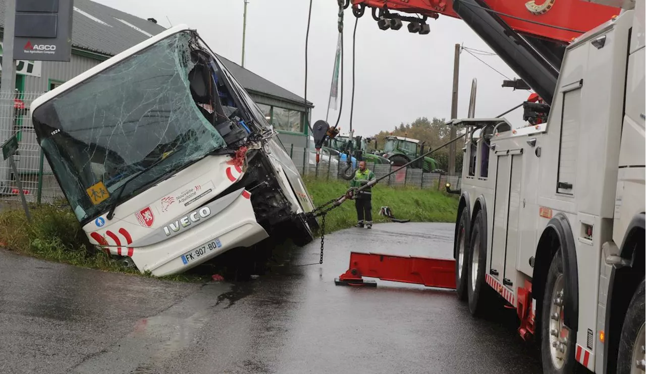 Accident entre un bus avec des ados, une voiture et un poids lourd dans les Landes : cinq blessés évacués