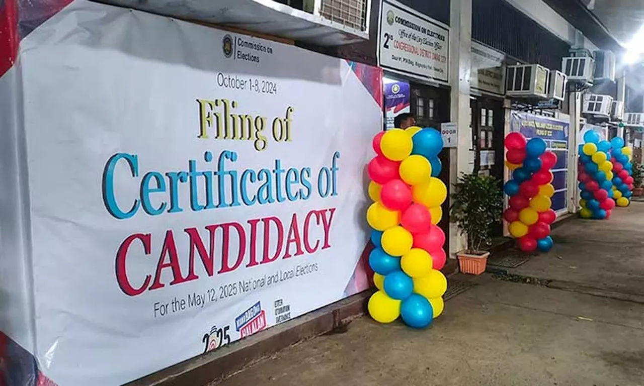 Only 2 candidates file COC on 1st day in Davao City