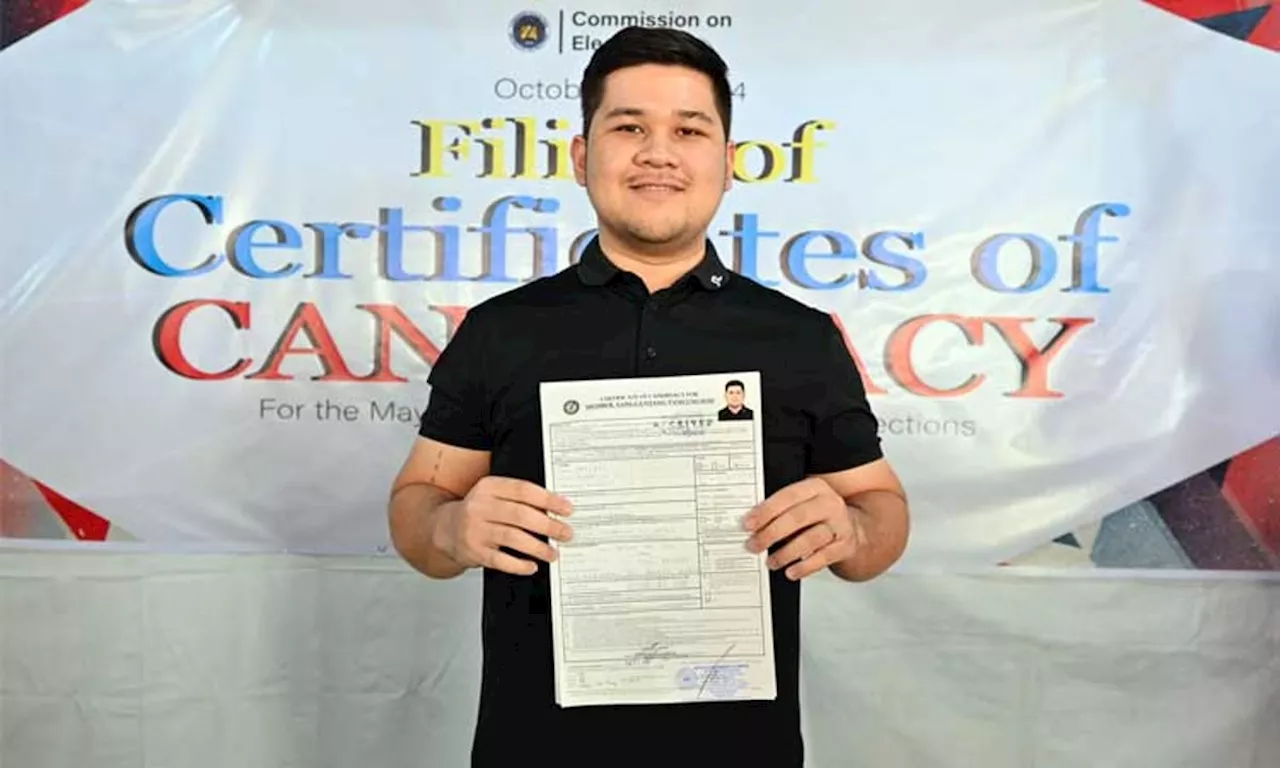 Rigo Duterte files COC for Davao City councilor