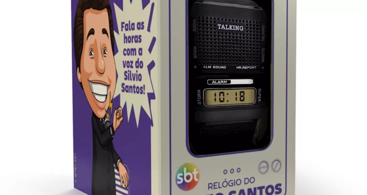 Relógio que fala as horas com a voz do Sílvio Santos é relançado após 21 anos