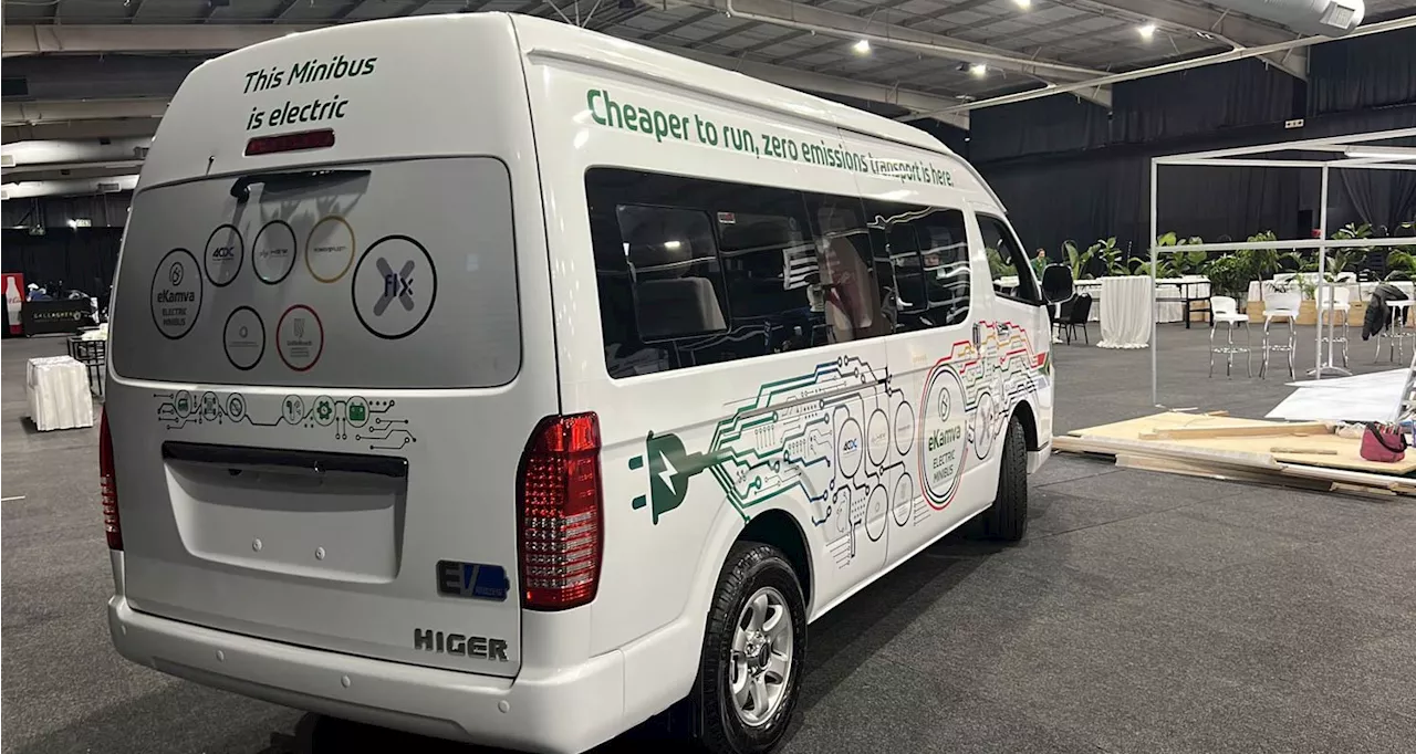 South Africa's first electric minibus taxi to hit the road