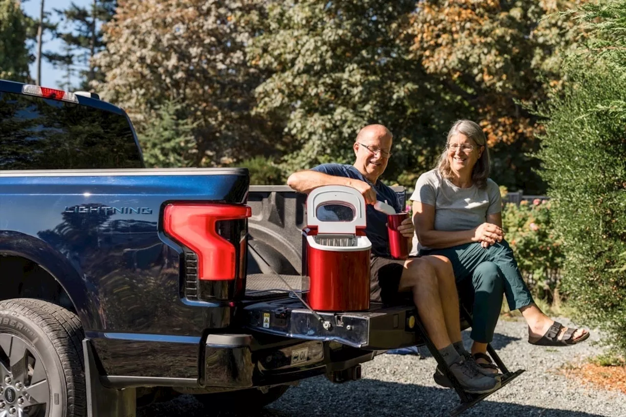 Vancouver Island couple trucks across Canada in an EV and a tent